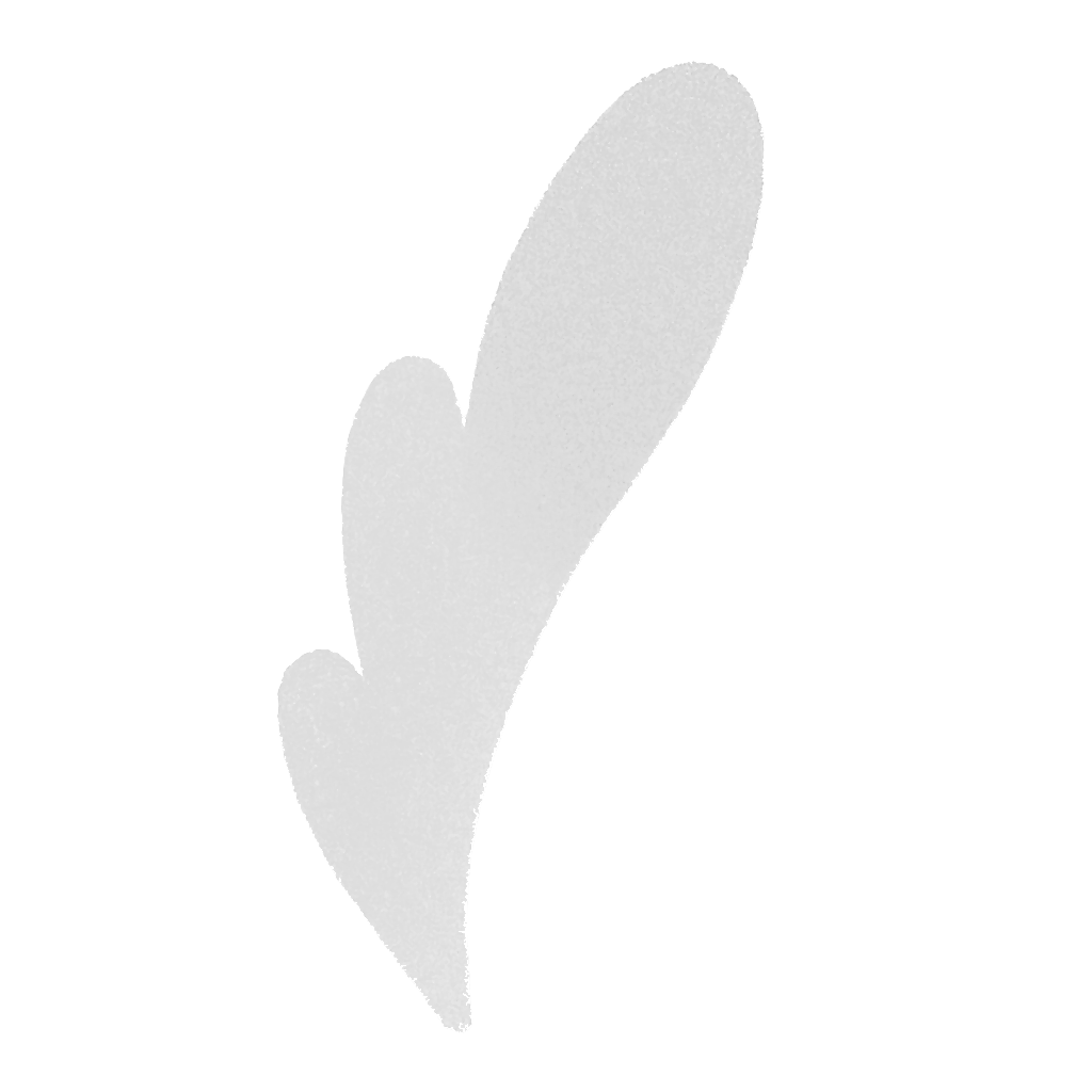 Soft blue blob shape