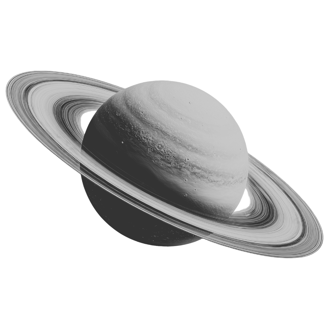 Saturn with rings