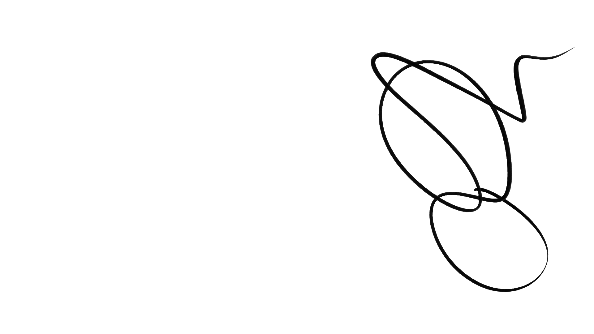 Double oval tail