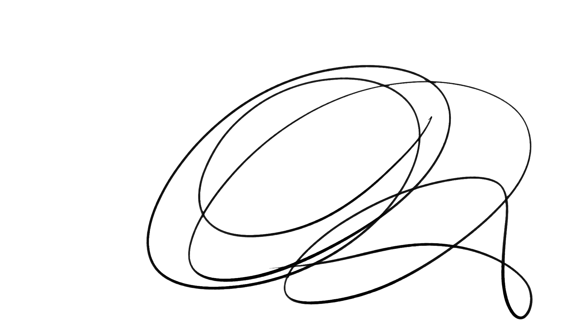 Overlapping ovals